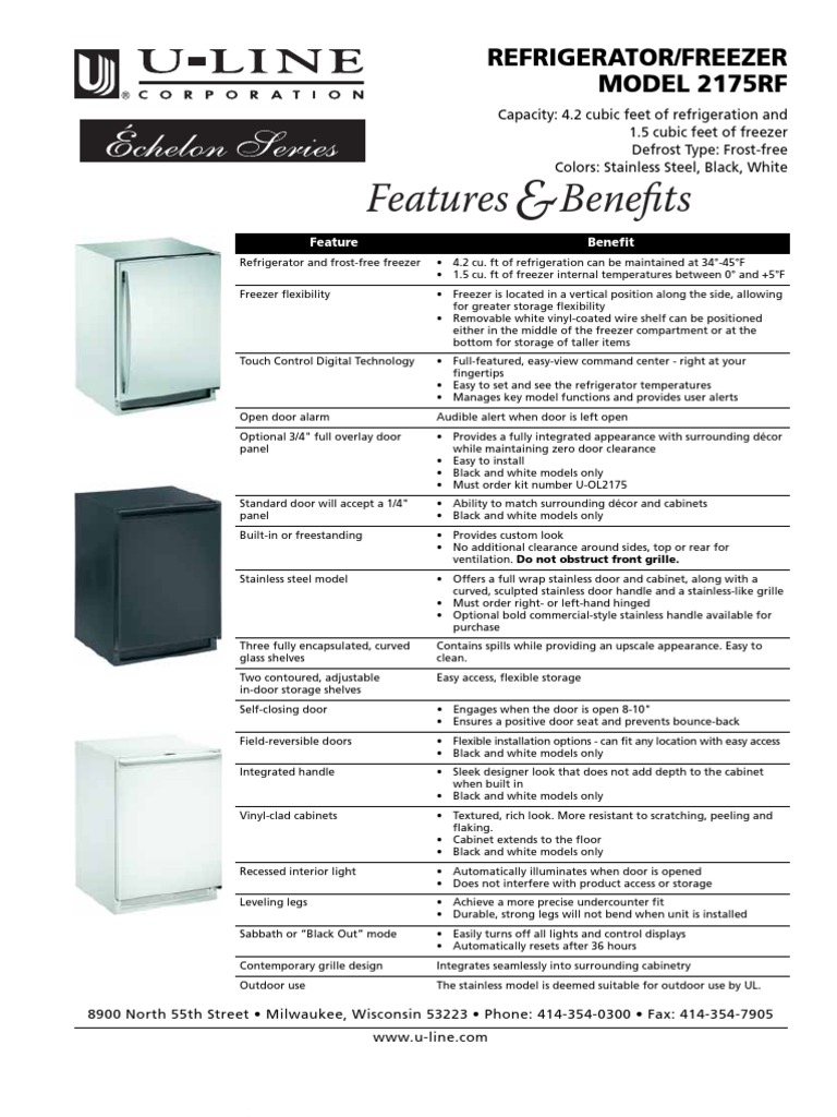 ULine 2175RF Refrigerator