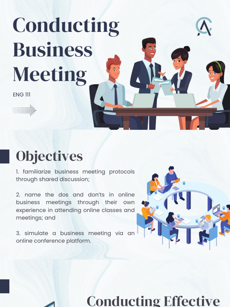 Effective Business Meeting Strategies | PDF