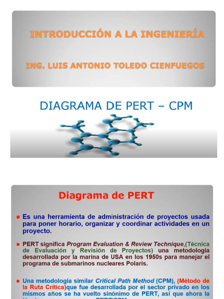 Diagrama de PERT-CPM 1a Clase G-07A | PDF