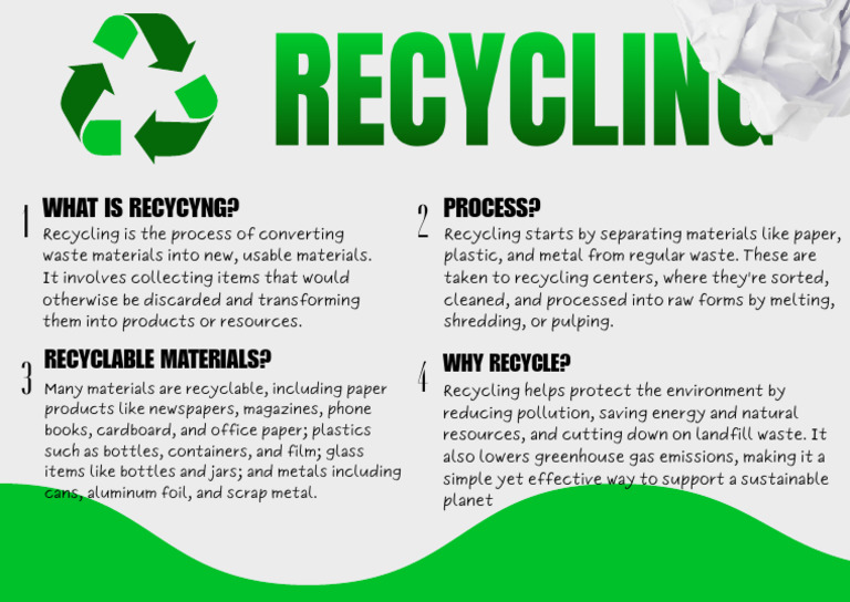Recycle Poster | PDF
