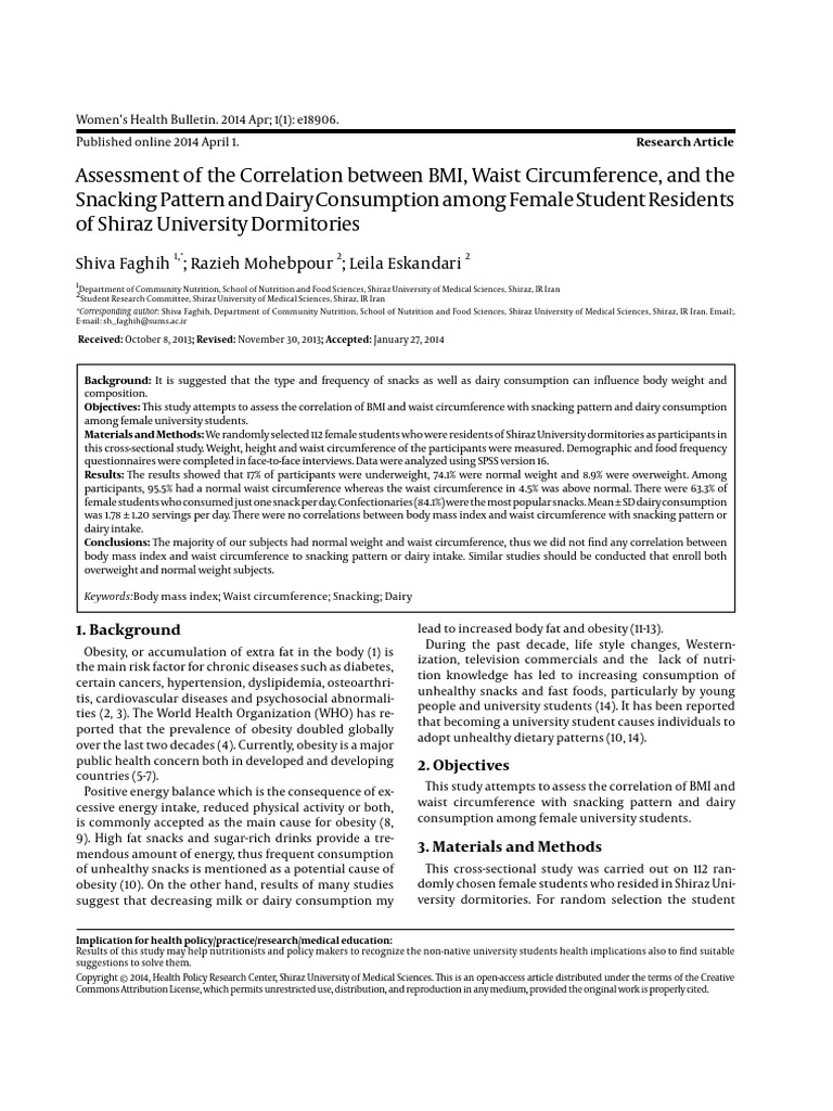 Picture of BMI, Waist Circumference | PDF | Body Mass Index | Obesity
