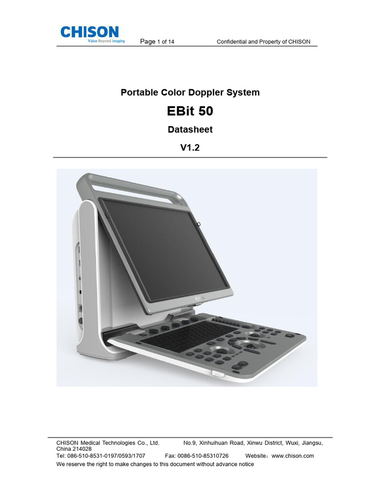 Chison EBit 50 Datasheet | PDF | Power Supply | Hewlett Packard