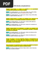 Calculos estequiometrico