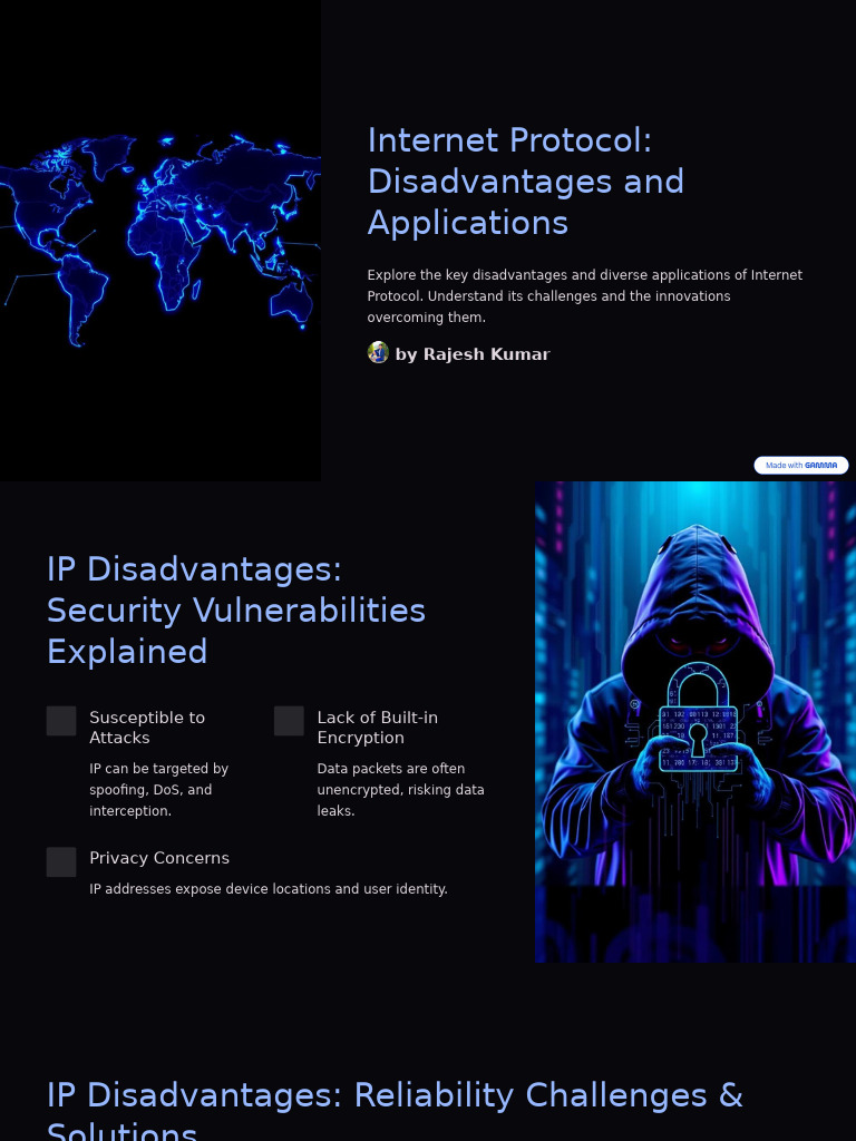 Internet Protocol: Challenges & Uses | PDF