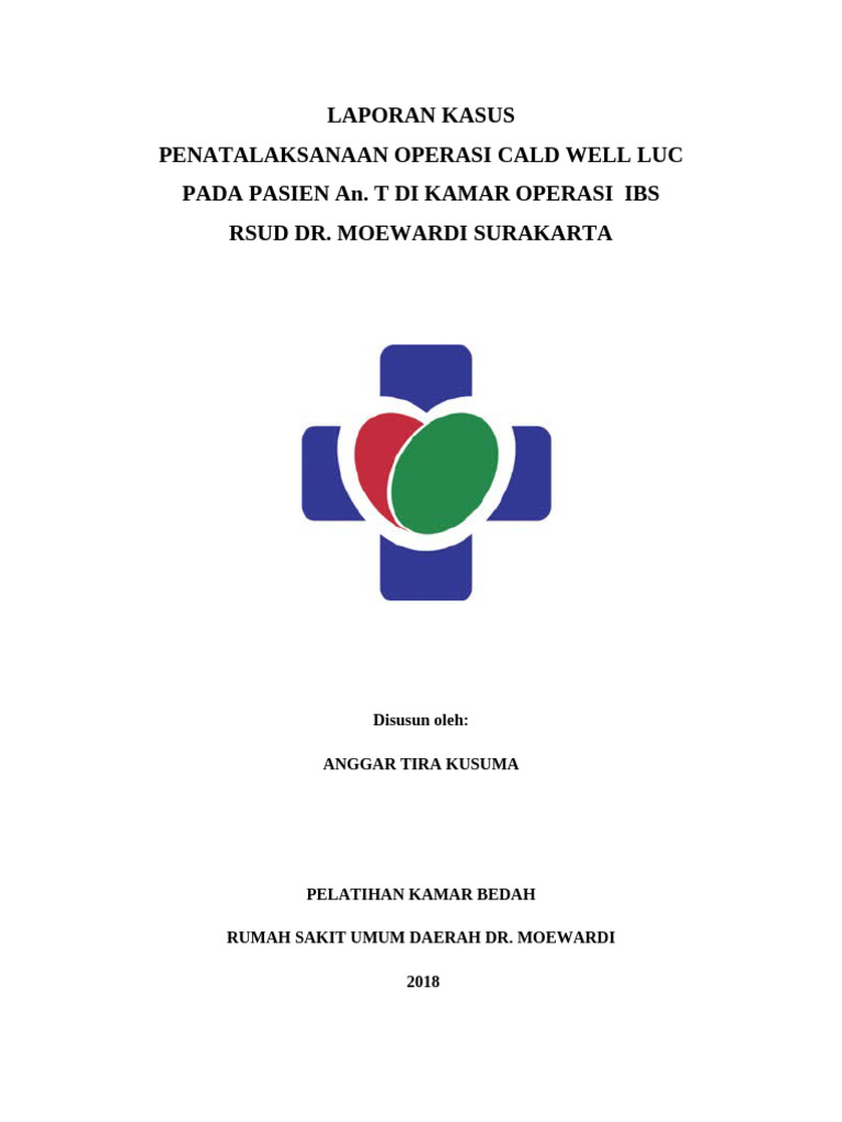 Penatalaksanaan Operasi Cald Well Luc | PDF