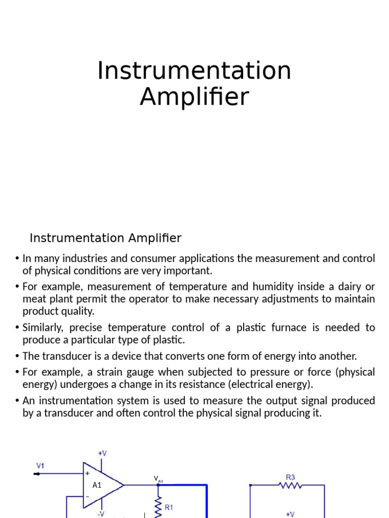 Understanding Instrumentation Amplifiers | PDF