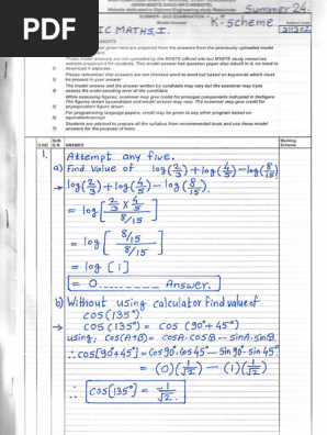 sin 2023 Winter Msbte Model Answer Paper Full | PDF