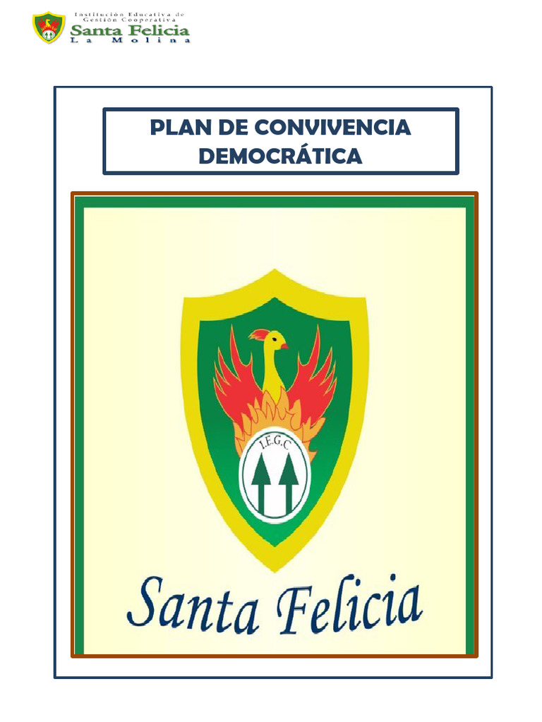 Plan de Convivencia Democrática 2025 | PDF | Abuso infantil | Violencia