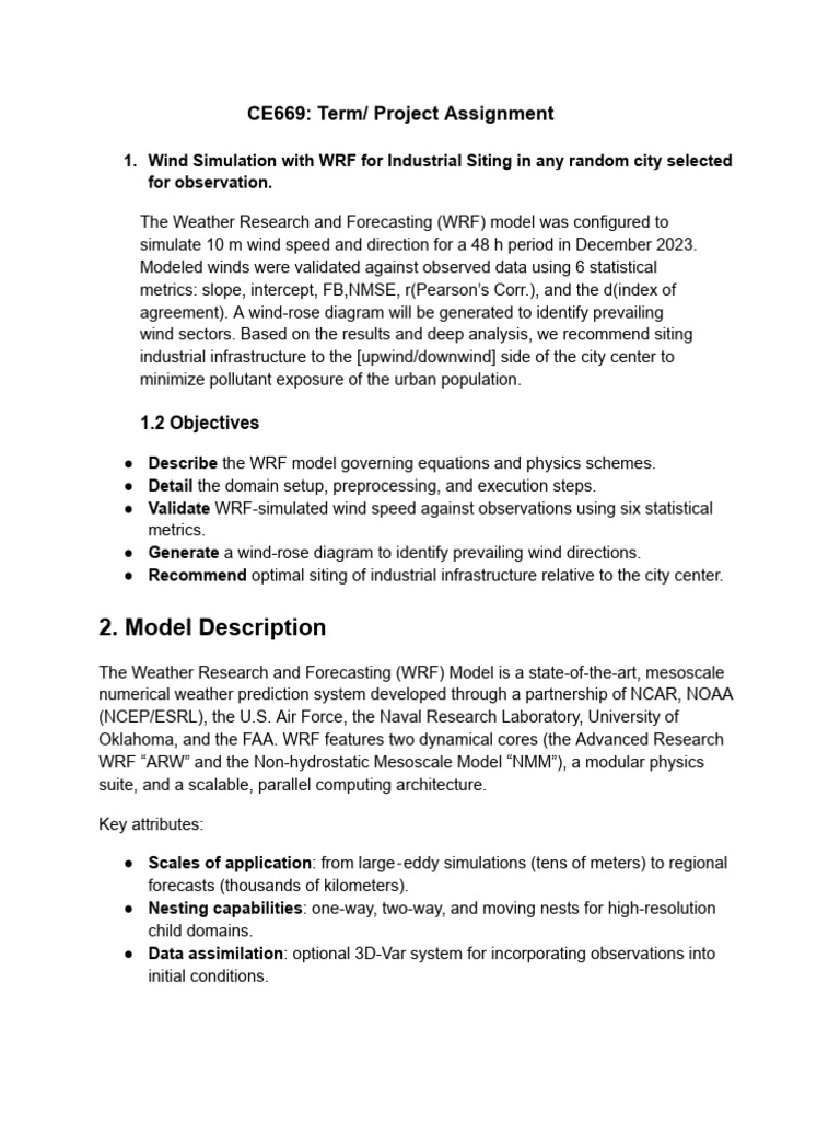 CE669 - Term - Project Assignment | PDF | Standard Deviation ...