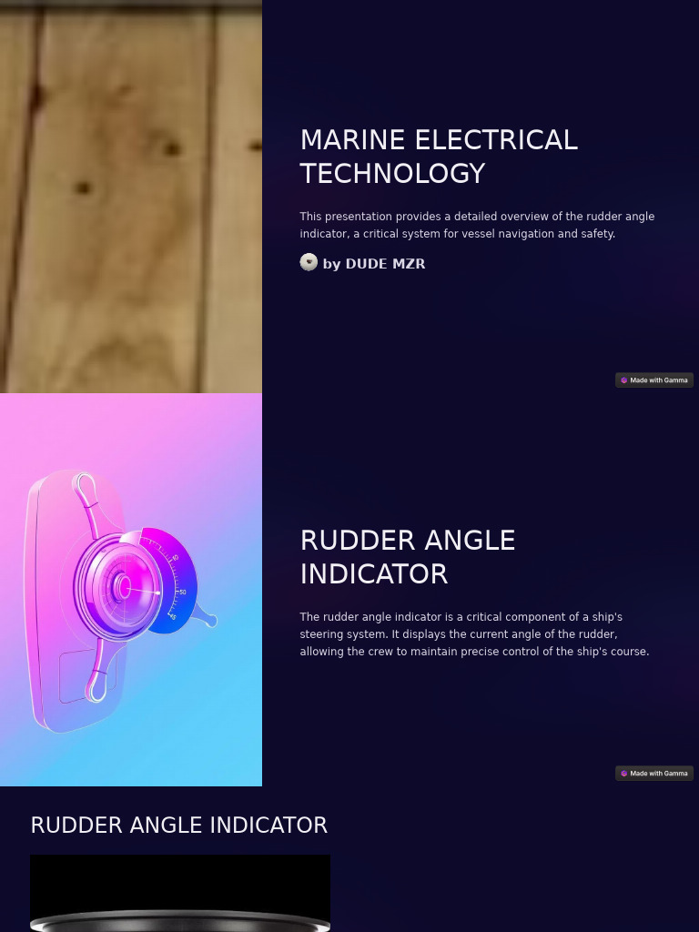 Marine Electrical Technology | PDF | Rudder | Steering