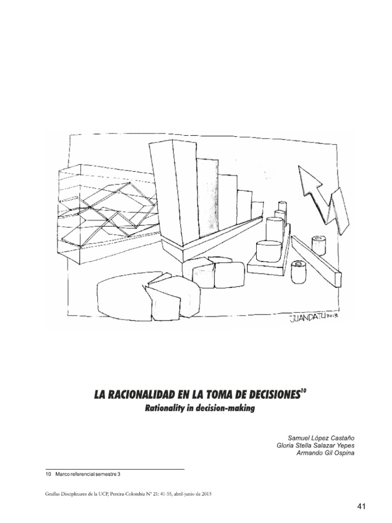 La Racionalidad de La Toma de Decisiones - Articulo | PDF
