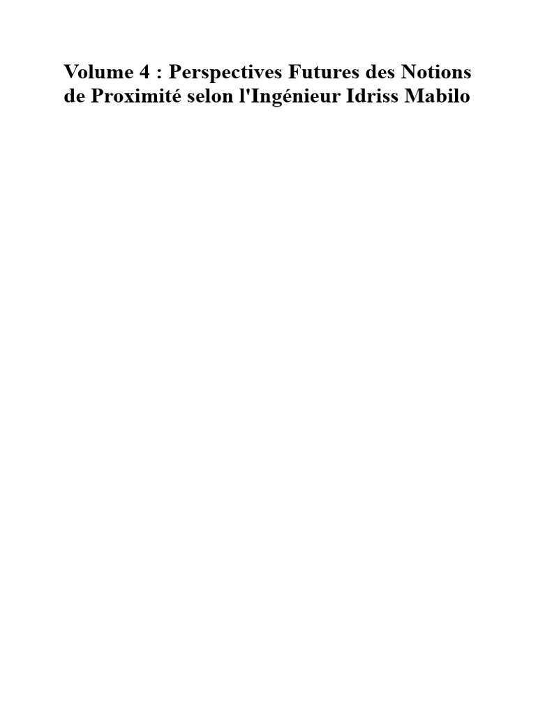 Perspectives Futures de Proximité Mabilo | PDF | Développement durable ...
