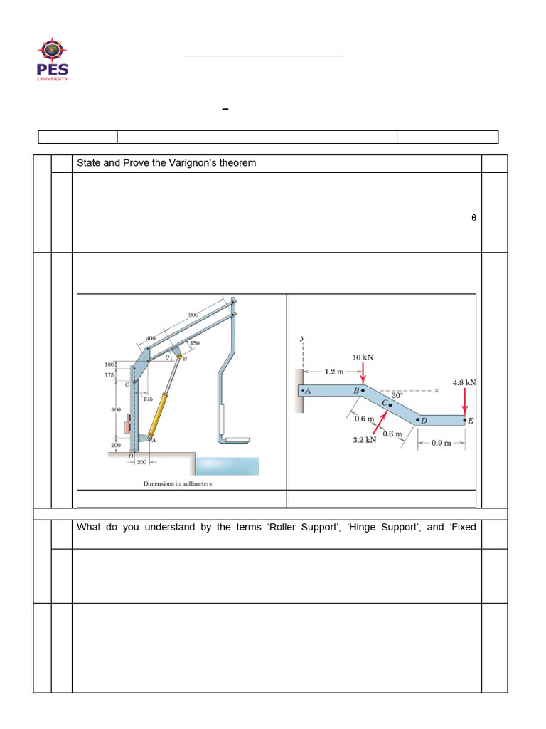 Force-Couple Analysis in Mechanics | PDF | Force | Mechanical Engineering