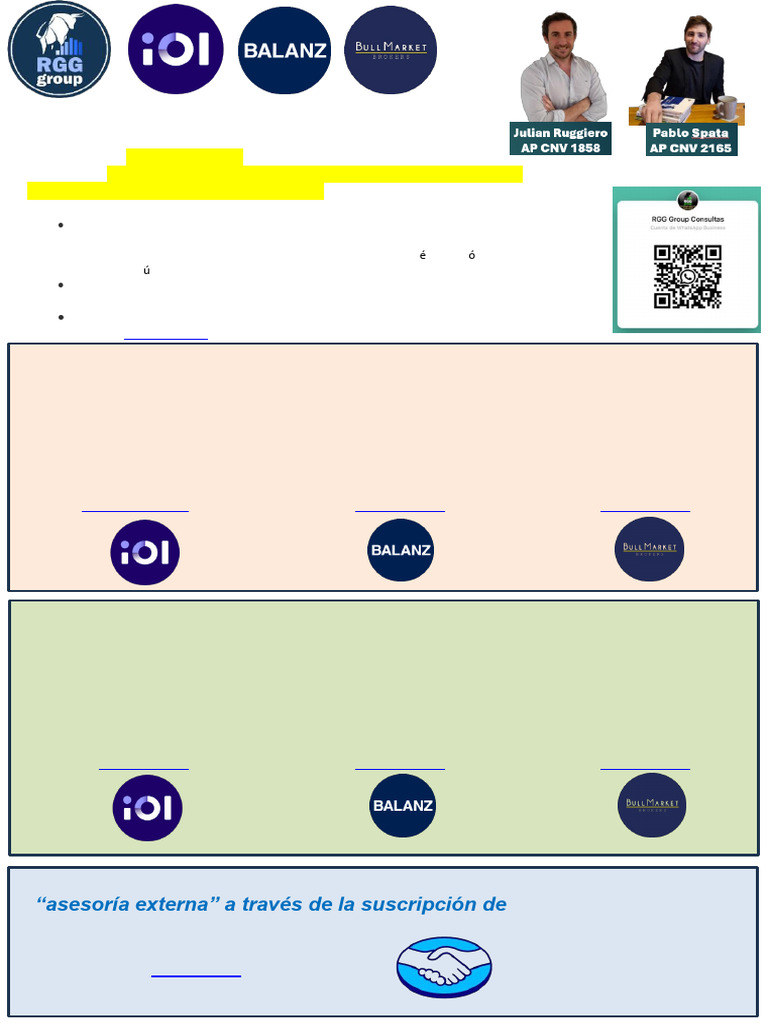 Asesoría Financiera en RGG Group | PDF
