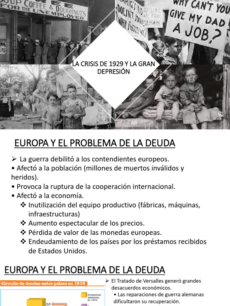 Crisis Del 29 y Gran Depresión 1 | PDF | Gran depresion | Superproducción
