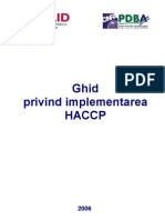 Ghid implementare HACCP