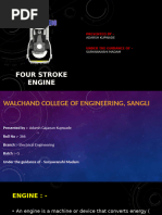 Unit IV Basic Mechanical Engineering 4 Stroke Petrol Engine | PDF