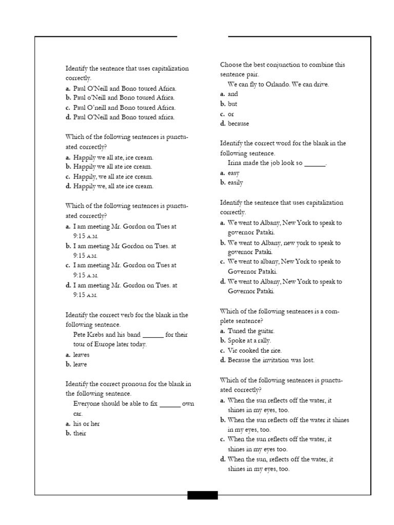 Melina Mata - Practice-Revising and Editing 1-10 | PDF | Syntactic ...