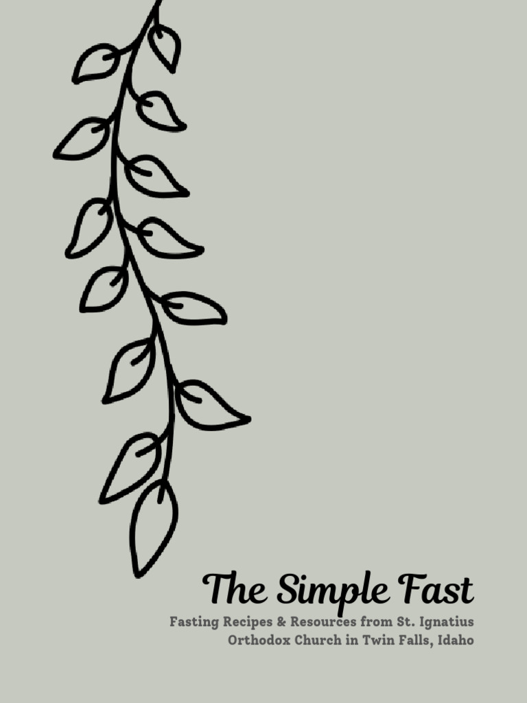 The Simple Fast Recipes | PDF | Lent | Vegetables