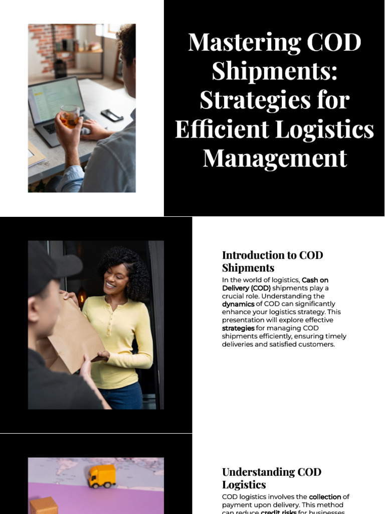 Efficient Strategies for COD Logistics | PDF