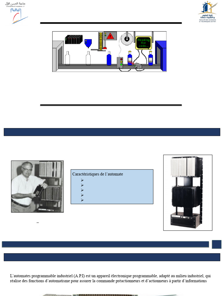 Architecture des Automates Programmables | PDF | Automate programmable ...