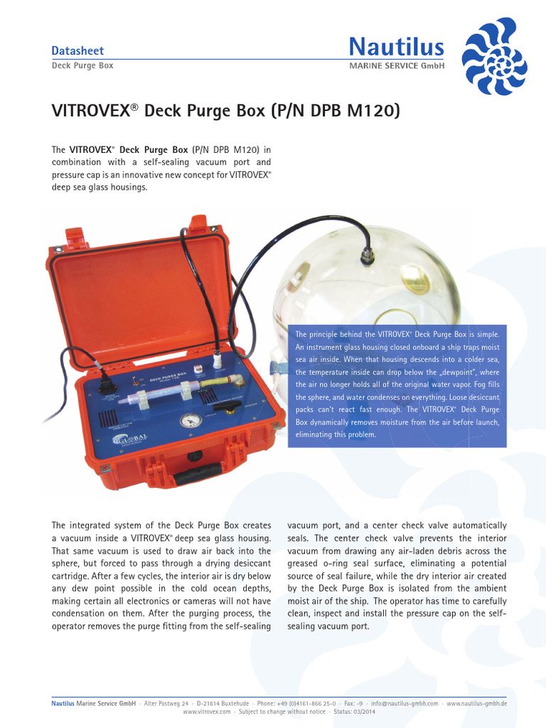 CSL 140101-VITROVEX-deck-purge-box | PDF