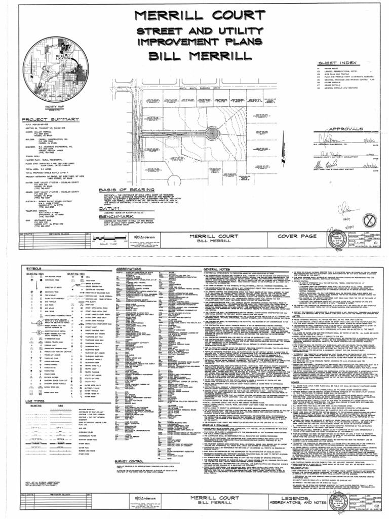 Merrill Court - RO Plans | PDF