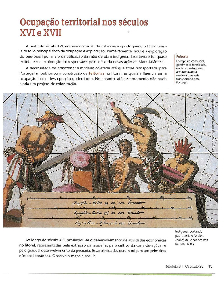 Ocupação Territorial Nos Séculos XVI e XVII | PDF
