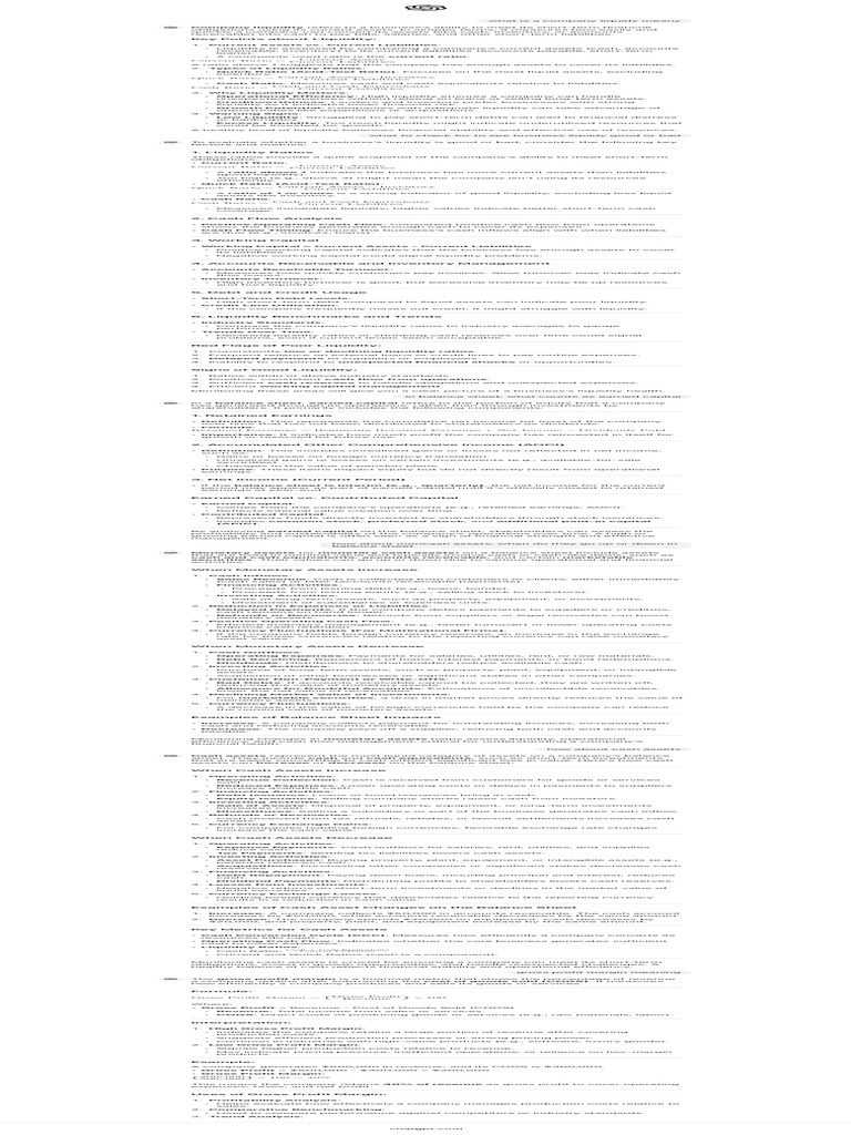 Company Liquidity Explained 7 | PDF
