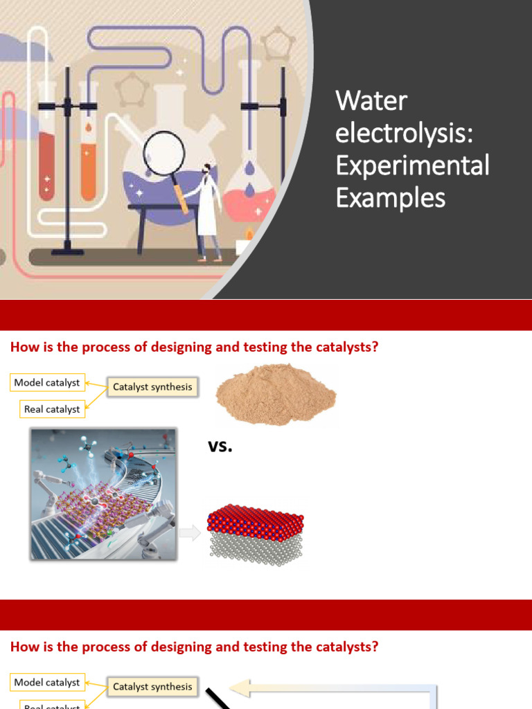 Electrochemical Catalysts for Hydrogen Production | PDF ...