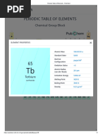 PubChem Periodic Table Overview | PDF | Chemical Elements | Atoms