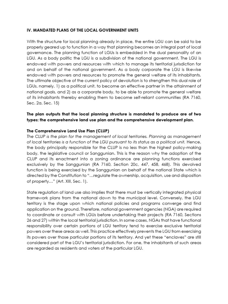 LGU Comprehensive Development Plans | PDF | Infrastructure | Unemployment