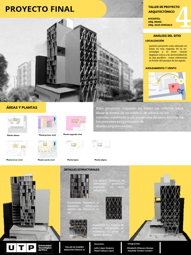 Proyecto Final de Taller UTP Arquitectura | PDF