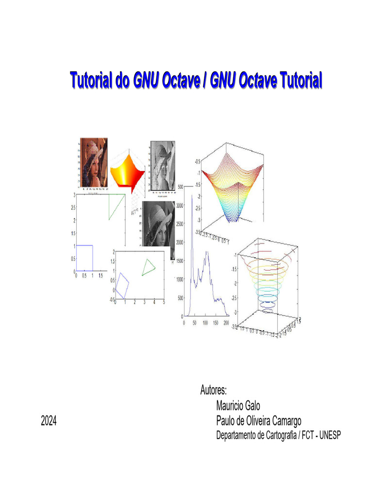 Tutorial do GNU Octave 2024 | PDF | Diretório (informática ...