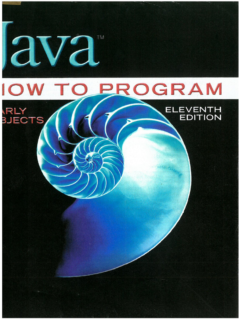 Java - How To Program Early Objects | PDF