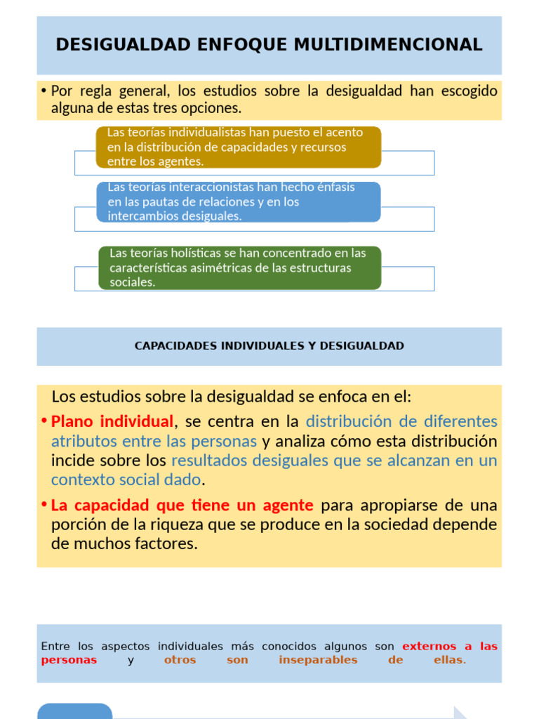 Presentación 1 | PDF | Desigualdad social | Discriminación y relaciones ...