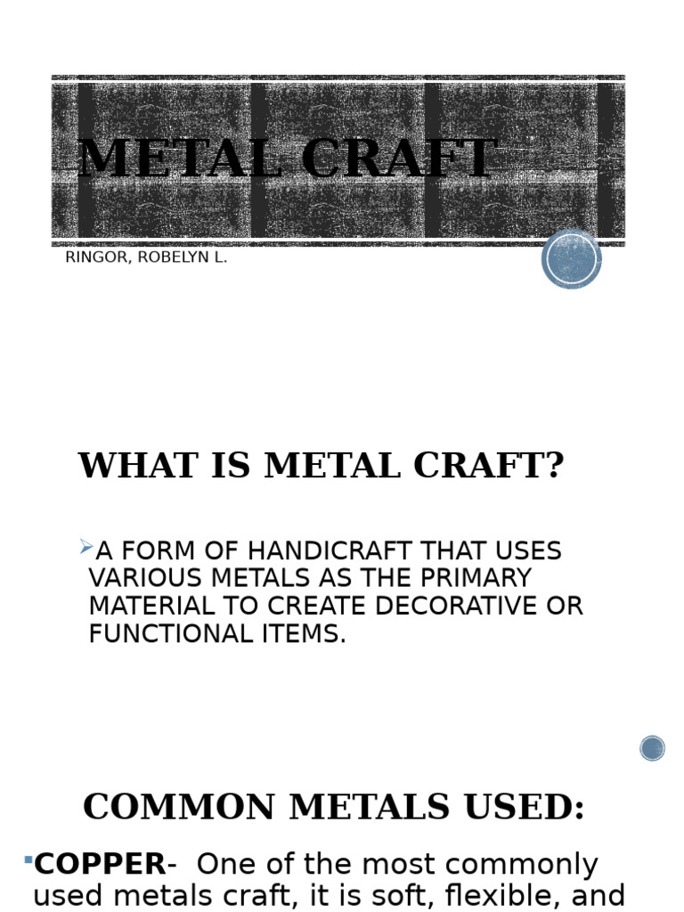 Metal Works | PDF
