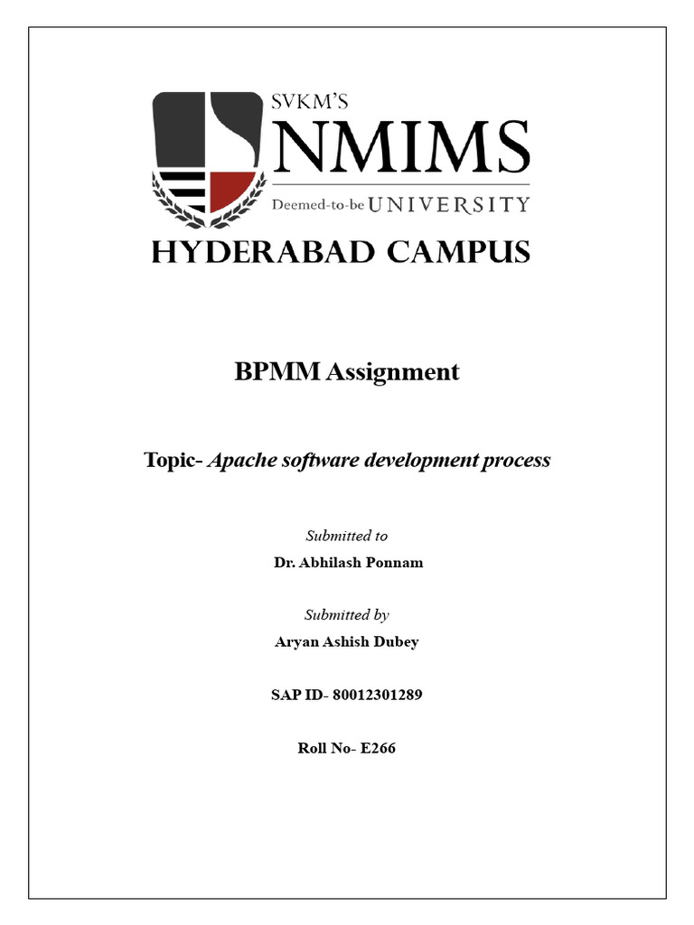 Aryan Dubey E266 - BPMM Assignment - Aryan Dubey | PDF | Software ...