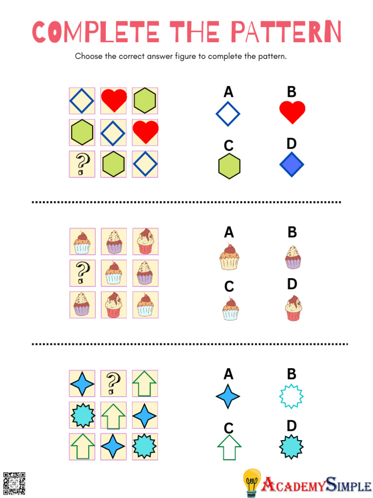 Complete the Pattern Puzzle Guide | PDF
