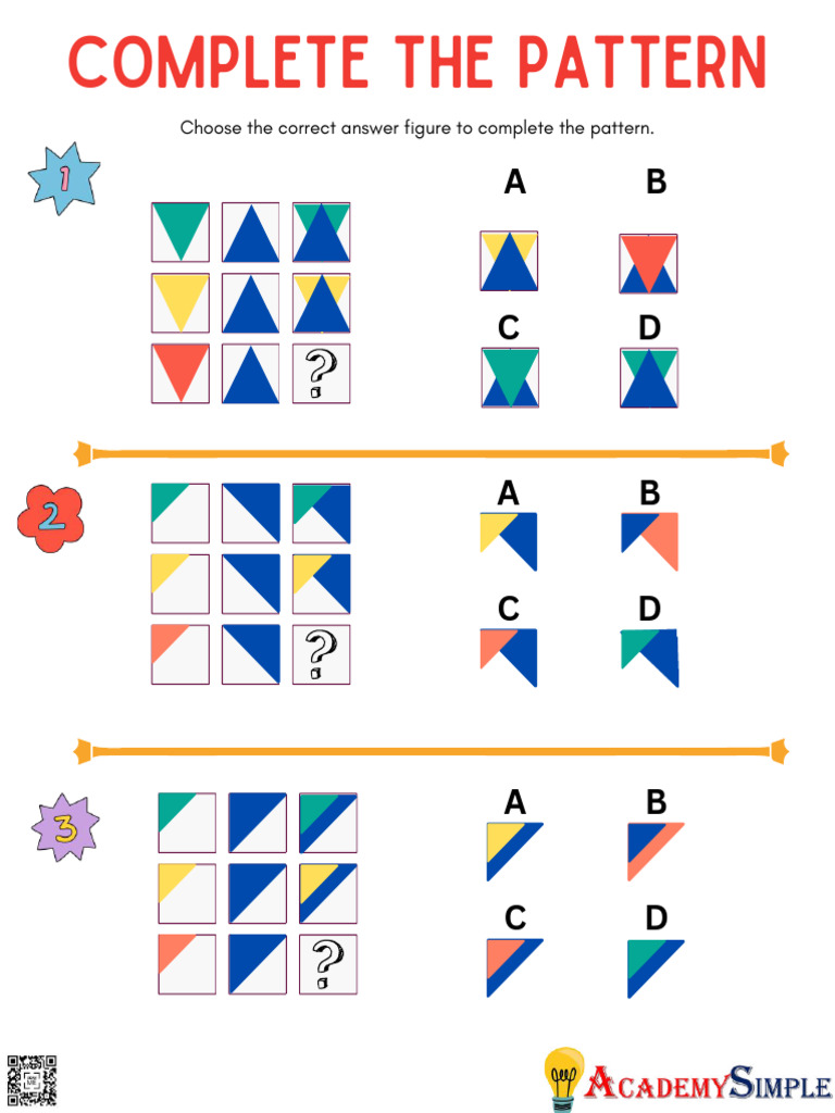 Complete the Pattern Puzzle Guide | PDF
