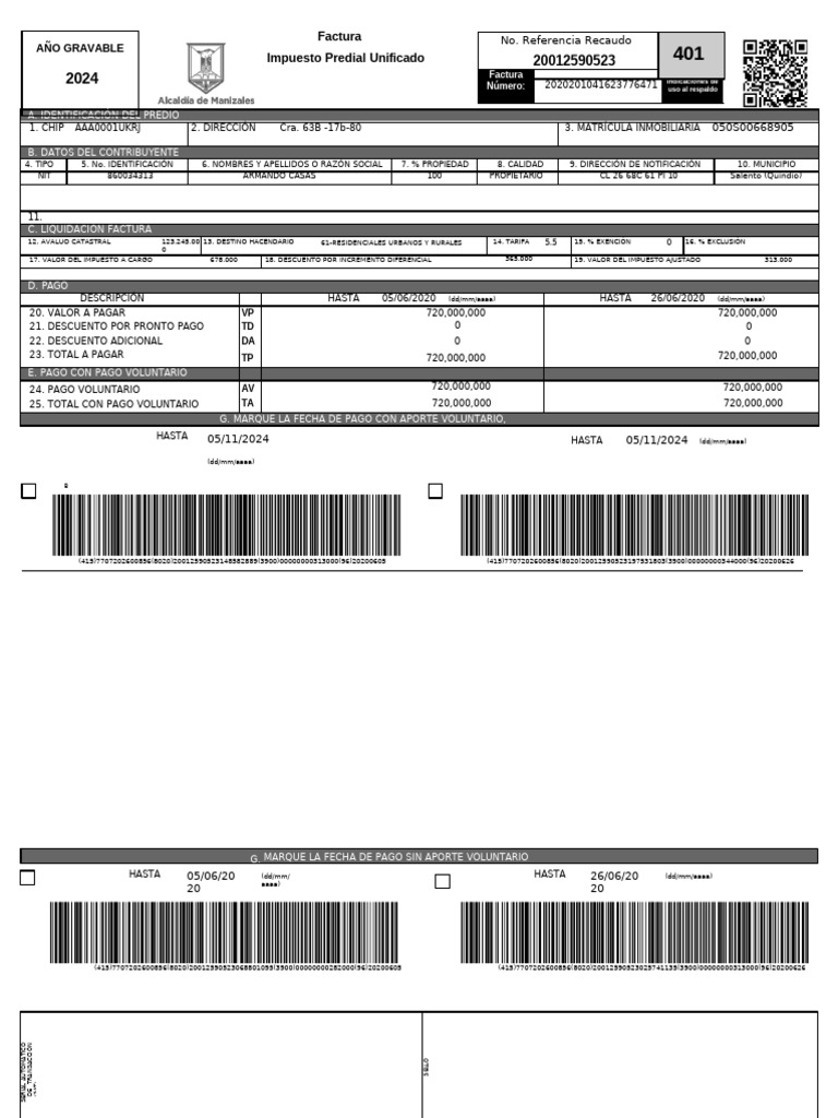 Copia de Predial | PDF