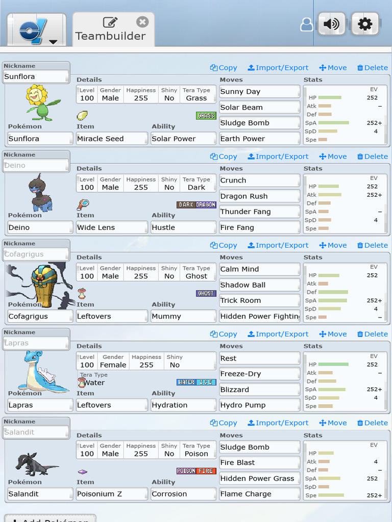 Teambuilder - Showdown! 9 | PDF | Japanese Role Playing Video Games ...