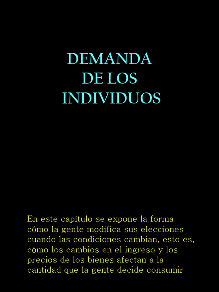 Efectos del Ingreso y Precios en Demanda | PDF | Curva de demanda ...