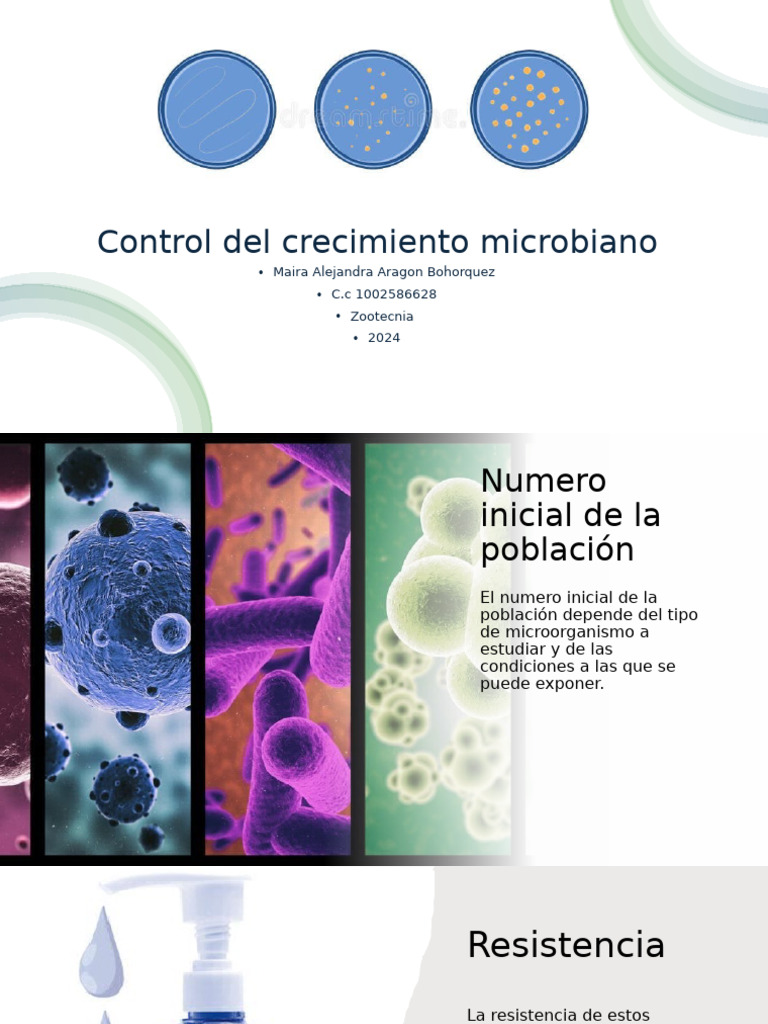 Control de Crecimiento Microbiano | PDF