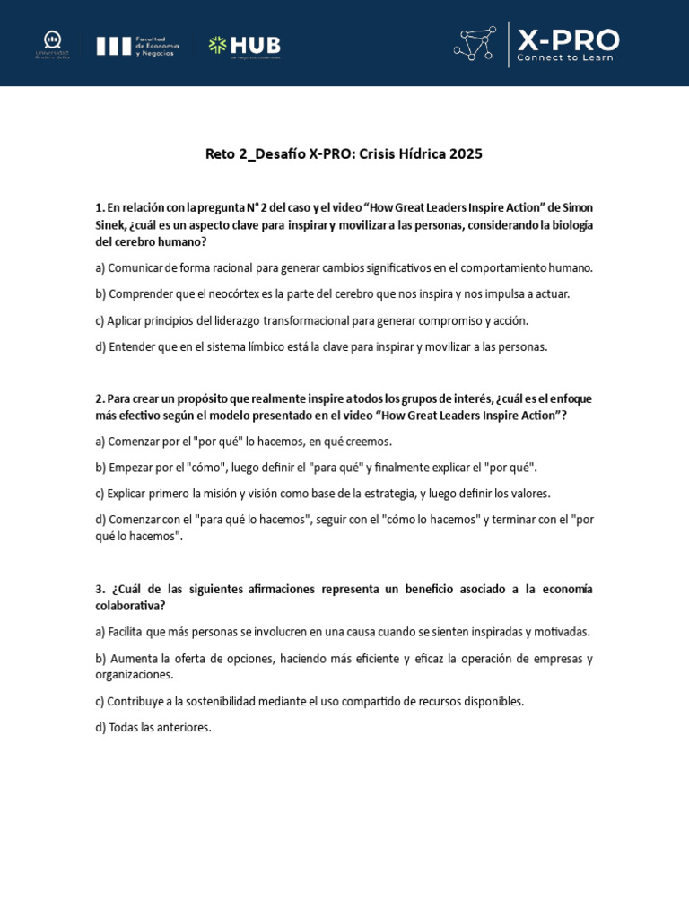 Crisis Hídrica 2025: Liderazgo y Soluciones | PDF | Escasez de agua | Agua