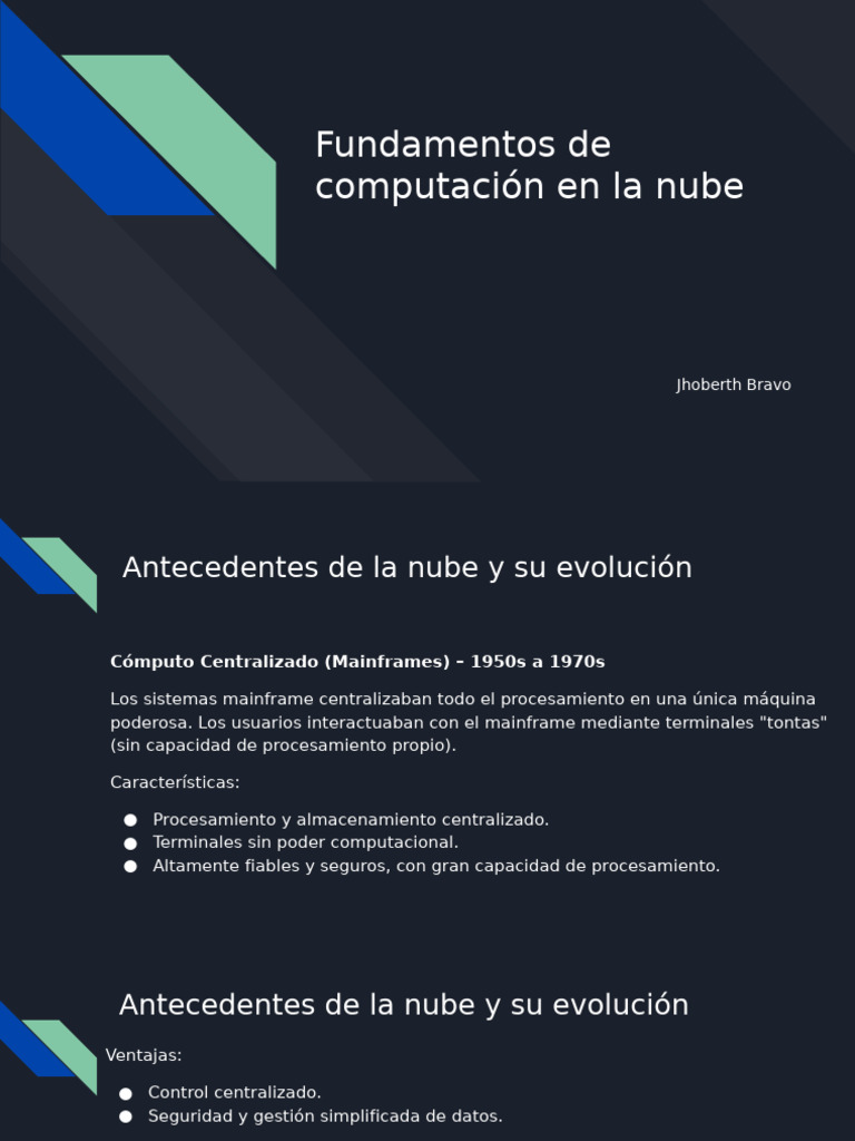 Fundamentos de Computación en La Nube | PDF | Computación en la nube ...