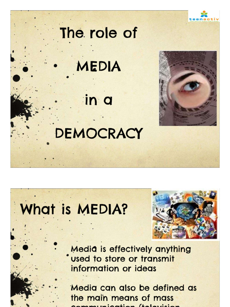Media's Role in South African Democracy | PDF | Mass Media | Democracy