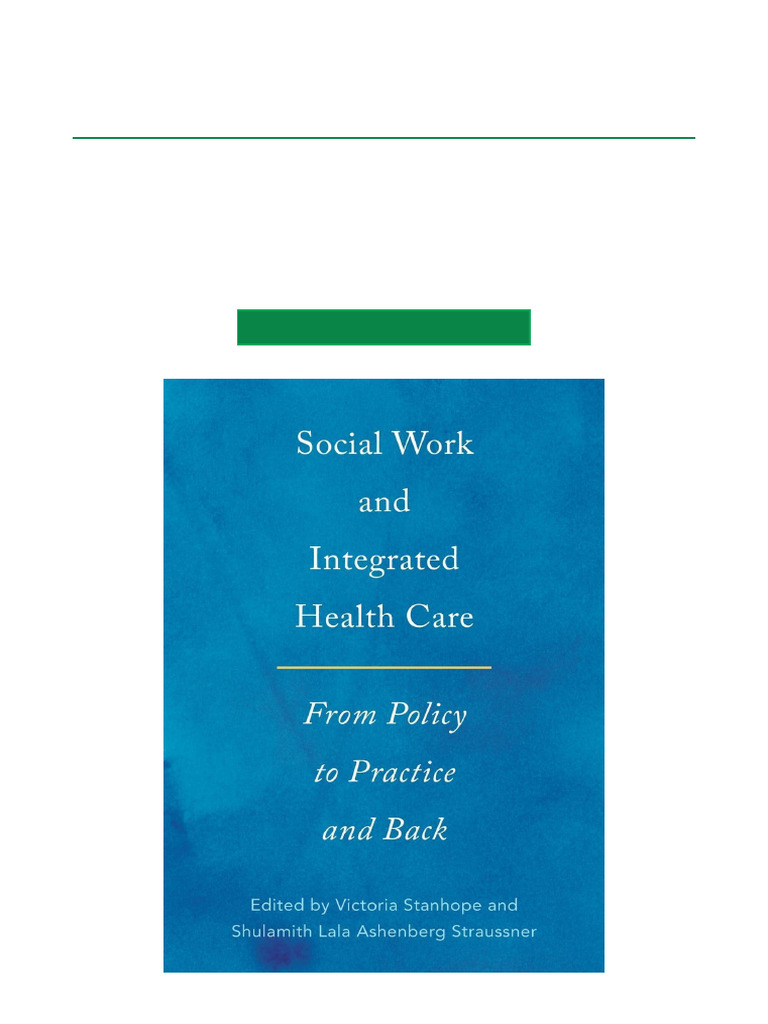 Social Work in Integrated Health Care | PDF | Health Care | Social Work