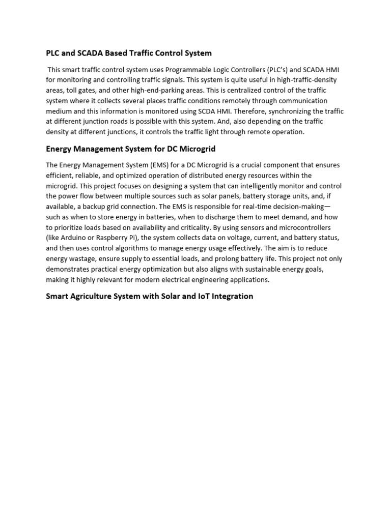 Smart Traffic Control And Energy Systems Pdf Internet Of Things