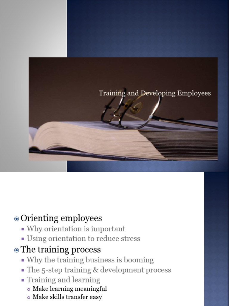 Training and Development | PDF | Learning | Educational Technology